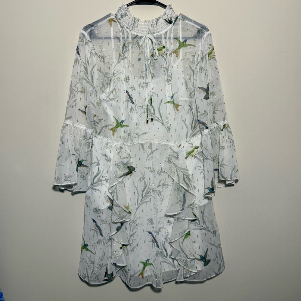 NWT Ted Baker Andray Fortune Layered Ruffle Dress, Size 2 - Picture 2 of 8